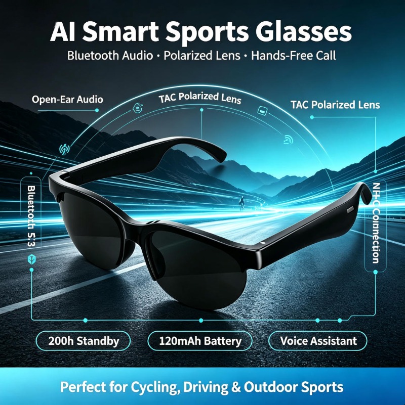 Smart Bluetooth Glasses TAC Po - Smart Glasses Lens recension och pris