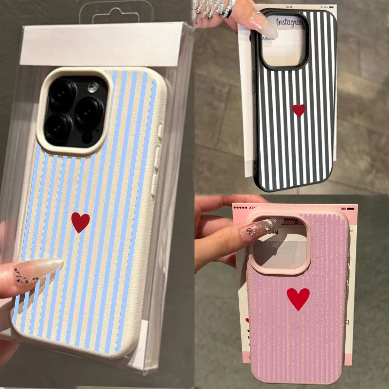 Colorful Striped Heart Case Fo - Realme Note 50 recension och pris