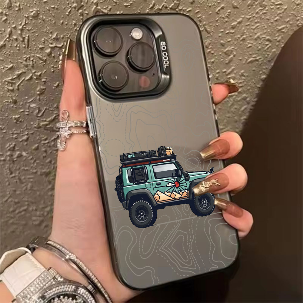 Simple Car Pattern Phone Case  - Apple Iphone 15 recension och pris