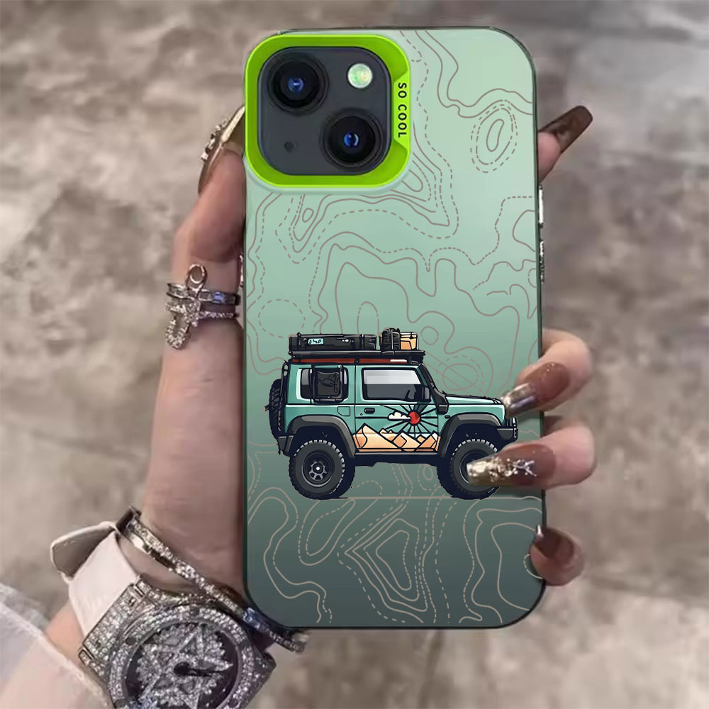 Simple Car Pattern Phone Case  - Apple Iphone 15 recension och pris