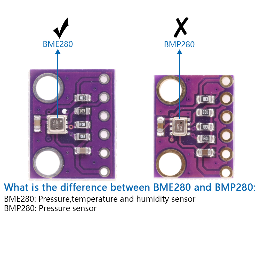 3in1 BME280 3.3V BMP280 5V Dig - Muscle Sensor Emg recension och pris