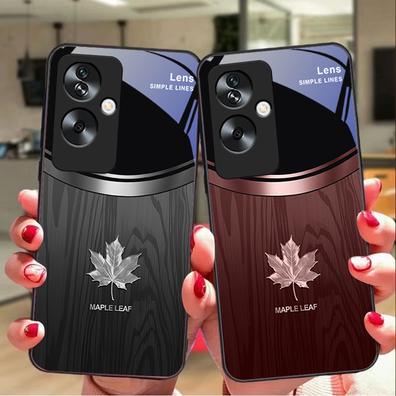 Wood Grain Maple Leaf For Oppo - Realme Note 50 recension och pris